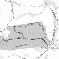 Hoxsie Preserve at Conochet Preserves Self-Guided Hike Map