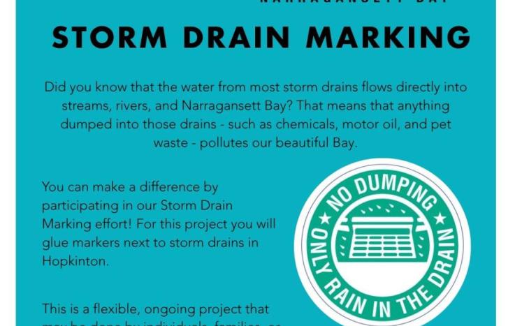storm drain marking